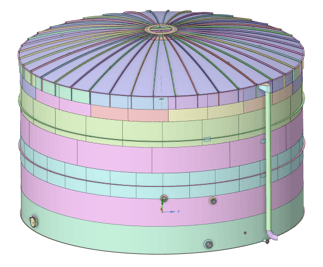 Tank analysis, Eurocode and EN 14015